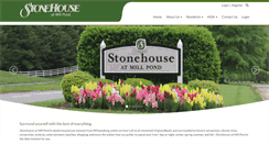 Desktop Screenshot of millpondatstonehouse.com