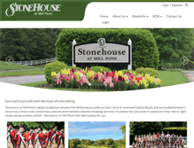 Tablet Screenshot of millpondatstonehouse.com